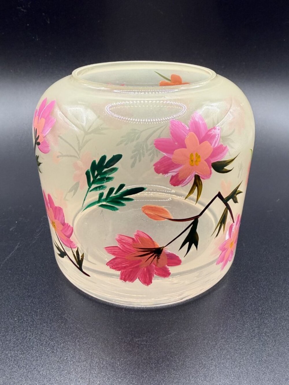 Glass Candle Holder 'Peony Petals' by DW Home Candles